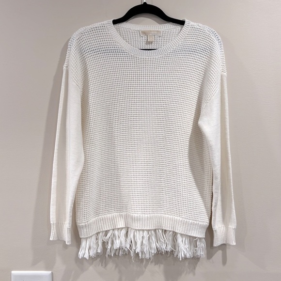 🔥NWOT Michael Kors White Knitted Sweater🔥 - Picture 1 of 8